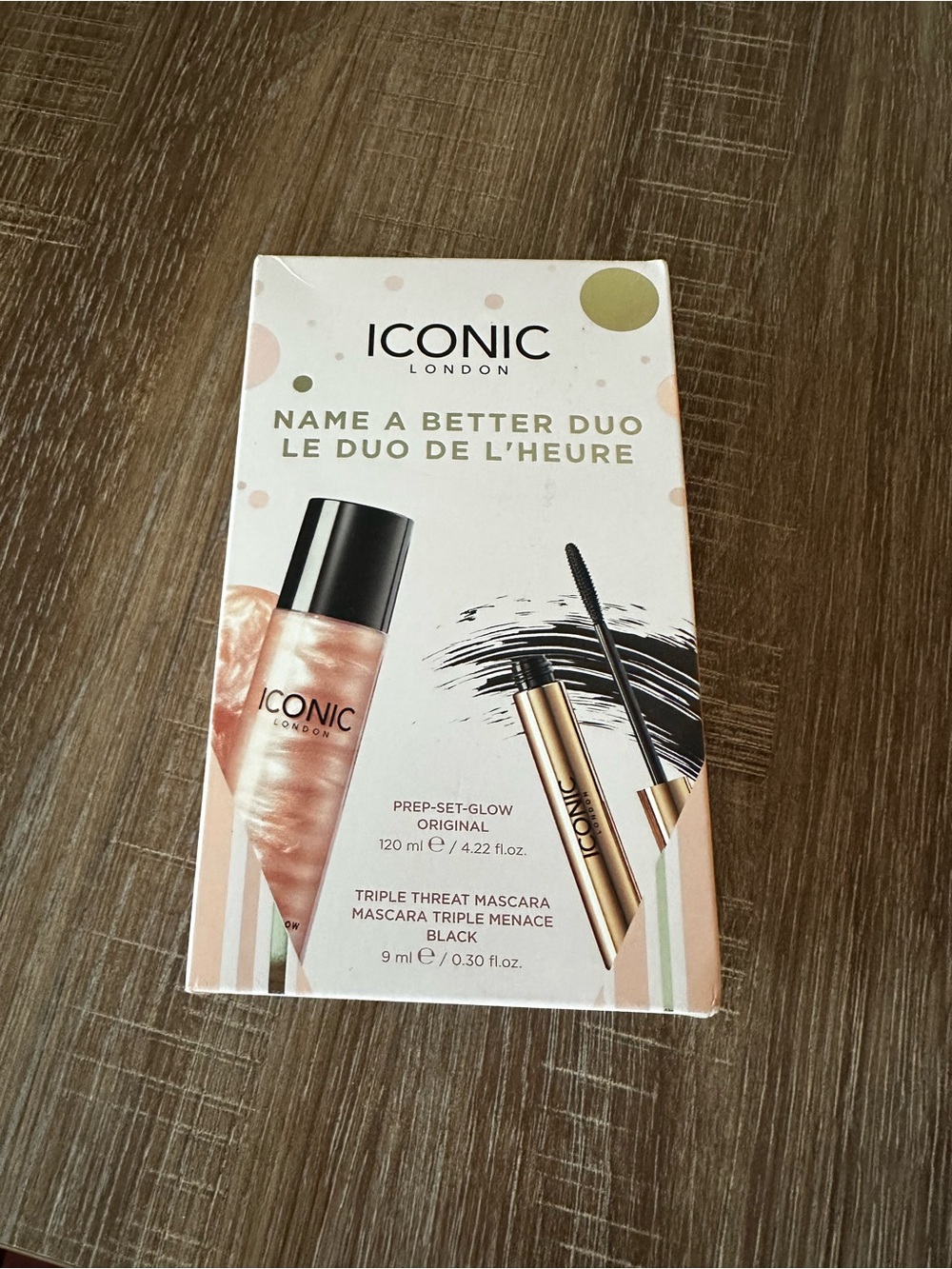 Iconic London Name a Better Duo Gift Set Prep Set Go and Mascara (was $30) NEW